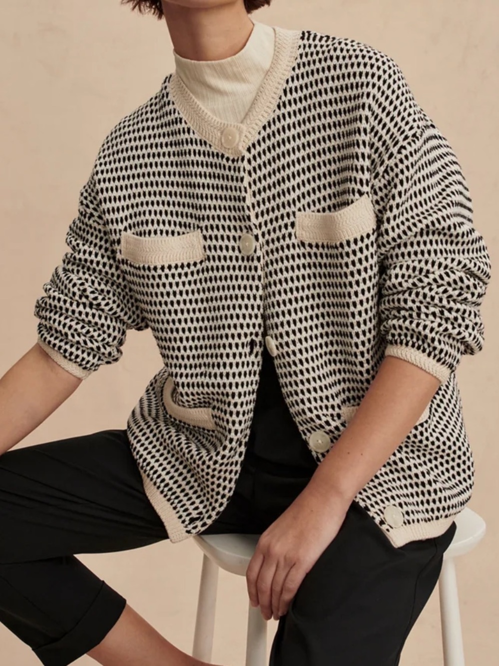 Varley Tidewell Textured Knit Jacket
Birch Multi Stitch / XS